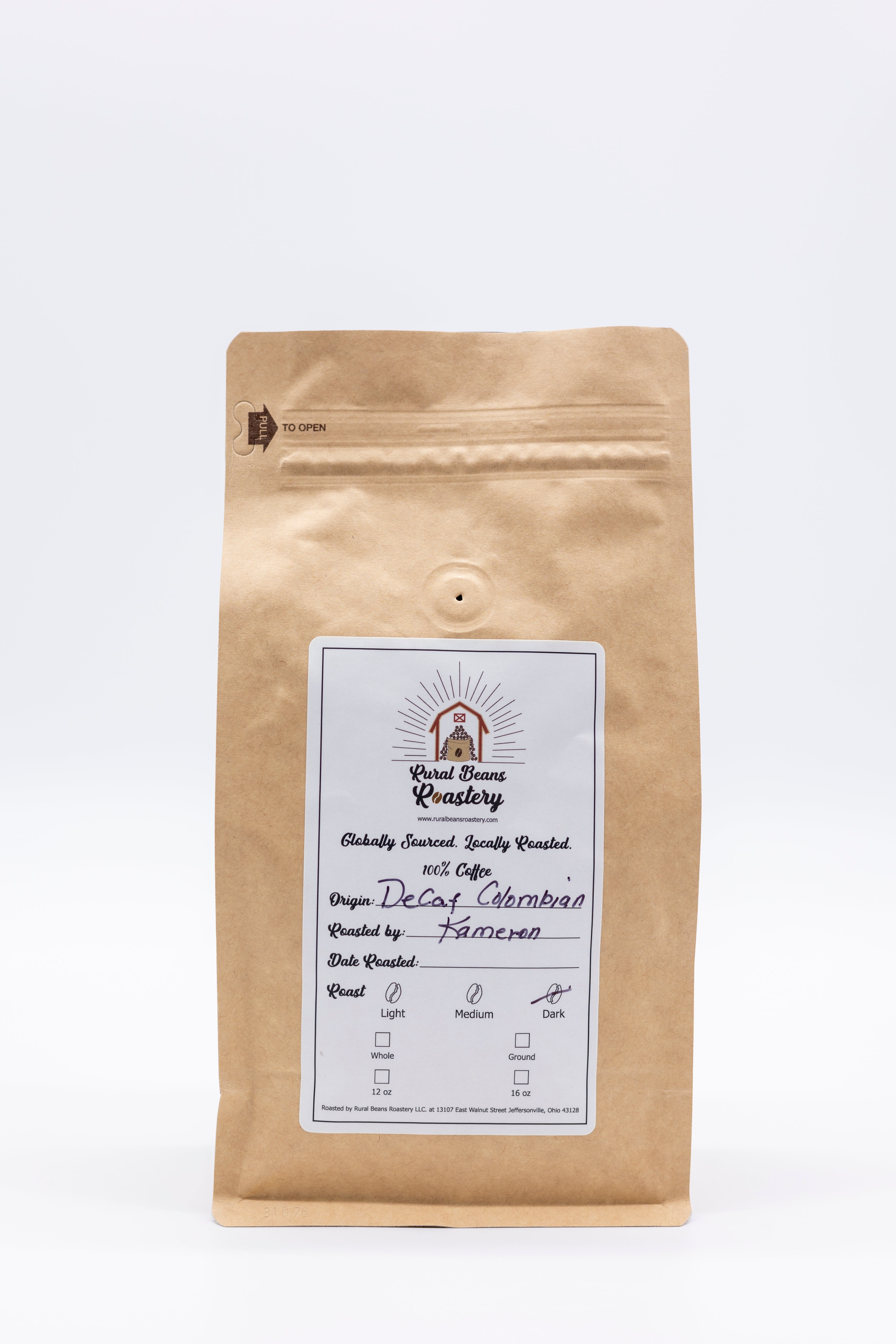 Decaf Colombia – Rural Beans Roastery